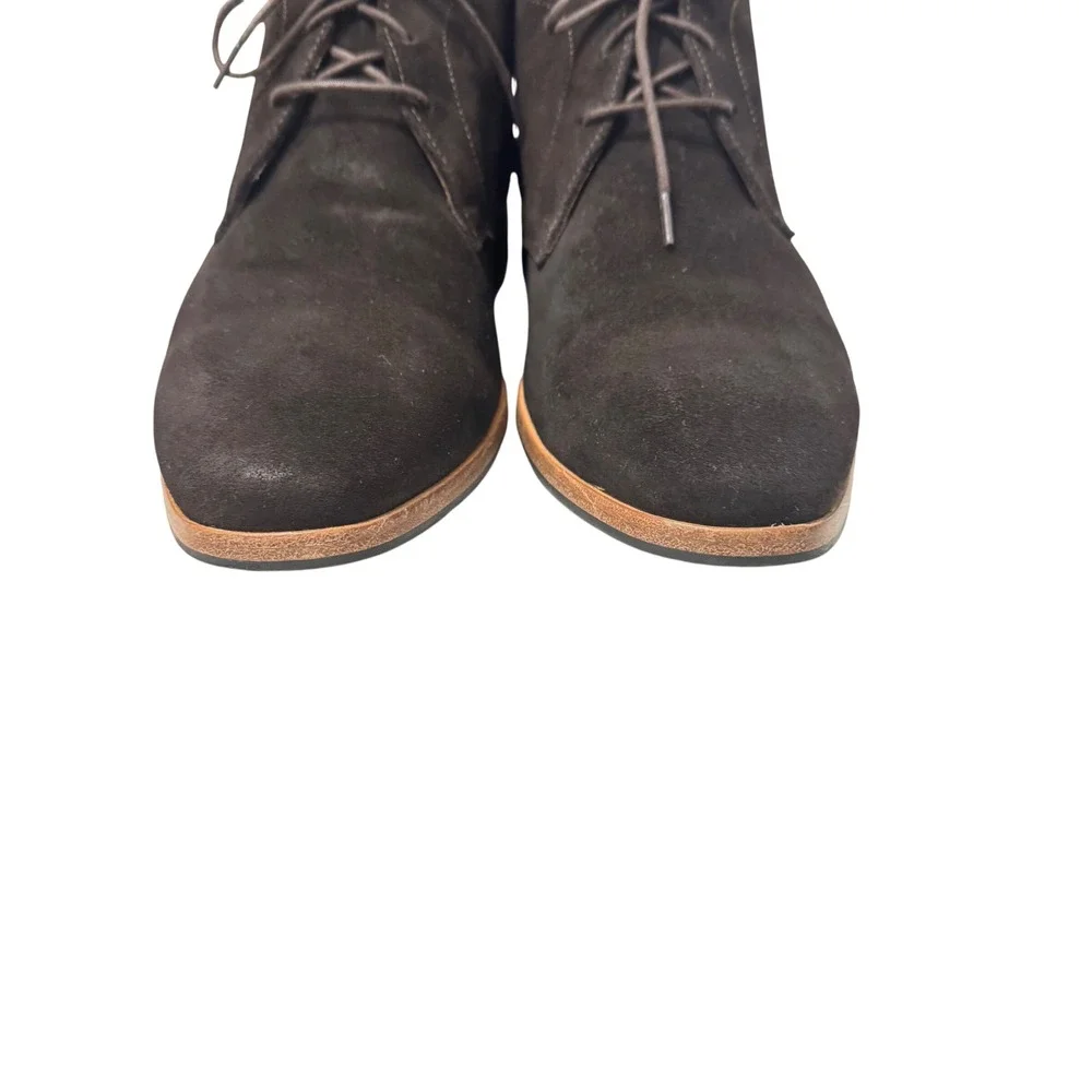 Wolf Shepherd Striker Chukka‎ Chocolate Calfskin Suede Boots Mens Size 9.5